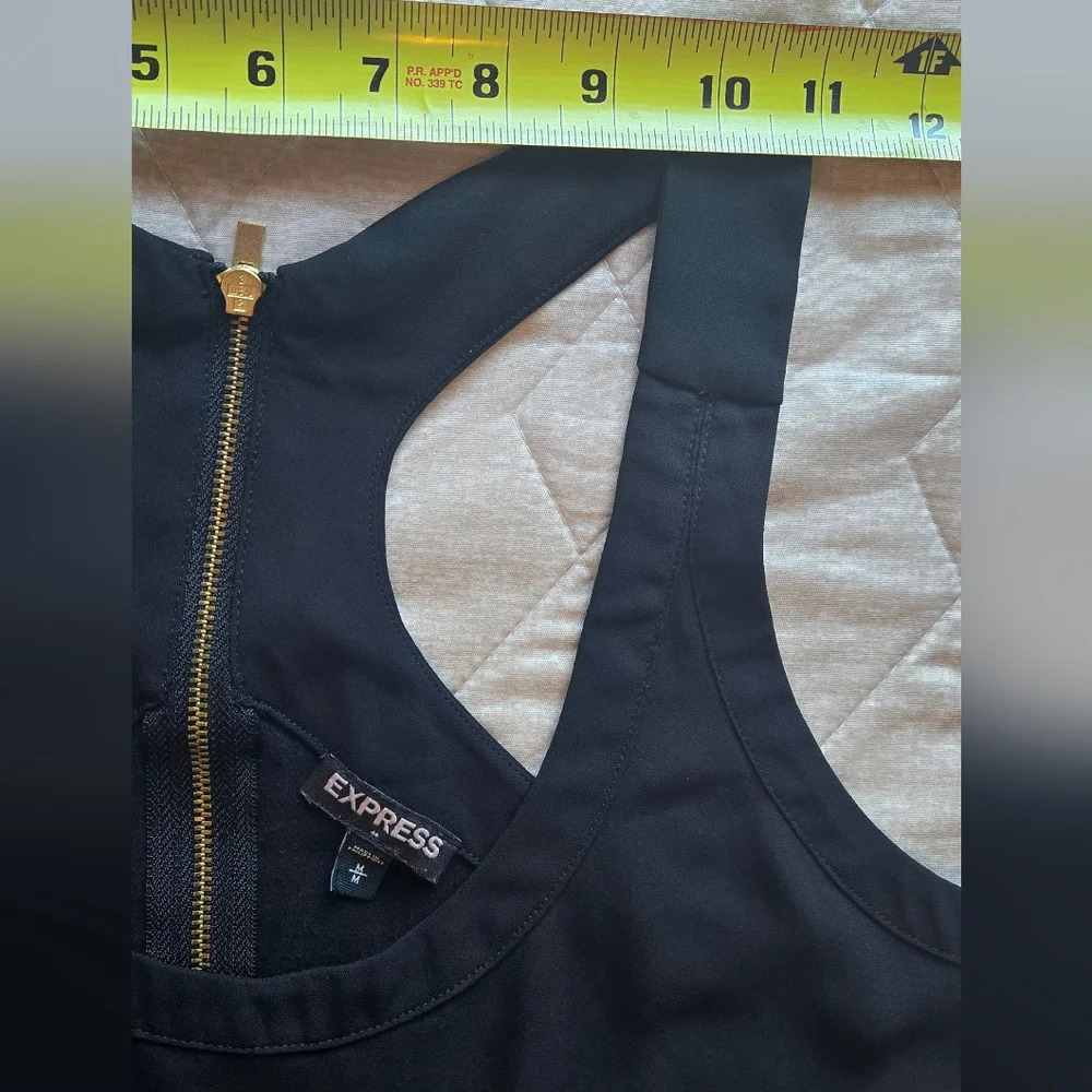 Express Women's Elegant Black Tank Top (2b) - Picture 5 of 7